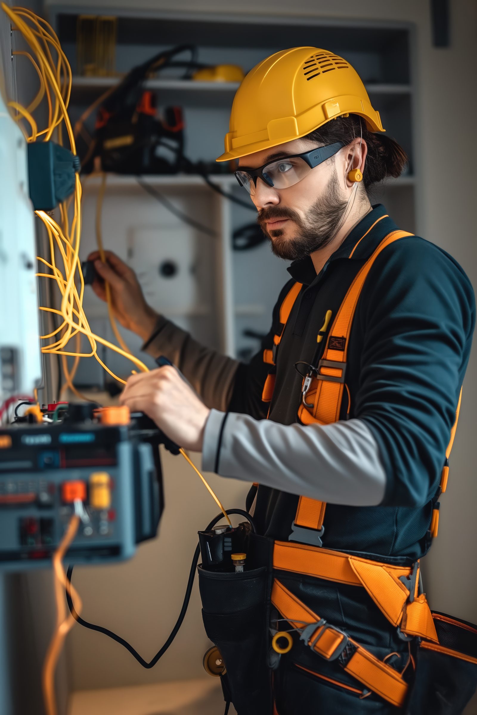 Solar PV panels with lockout tagout safety considerations